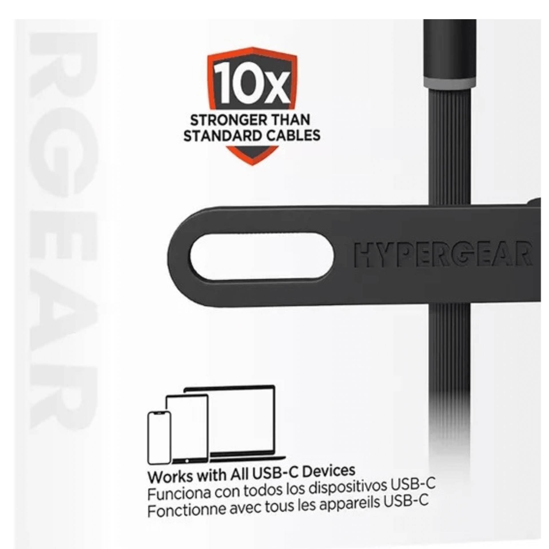 HyperGear Flexi PRO USB-C to USB-C Cable 10ft