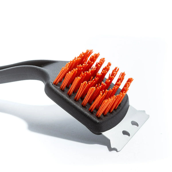 2 Pack Fire & Flavor Nylon Grill Brush for Outdoor Grill Cleaning