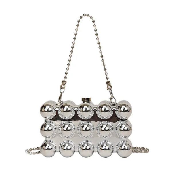 Fashionable mini lipstick bag trendy and versatile pearl chain crossbody bag