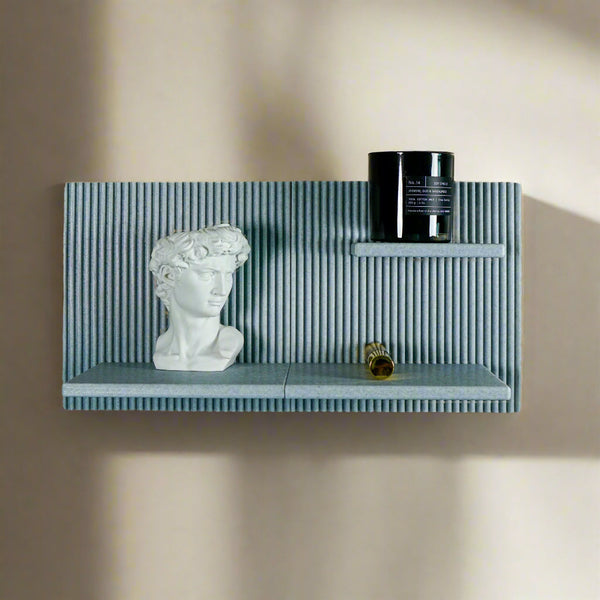 Modern Floating Wall Shelf, Unique Retro Home Decor, 3D Printed Perfume Display/Reed Diffuser Shelf, Wall Shelf Catchall, Hosting Decor Gift, EDGE