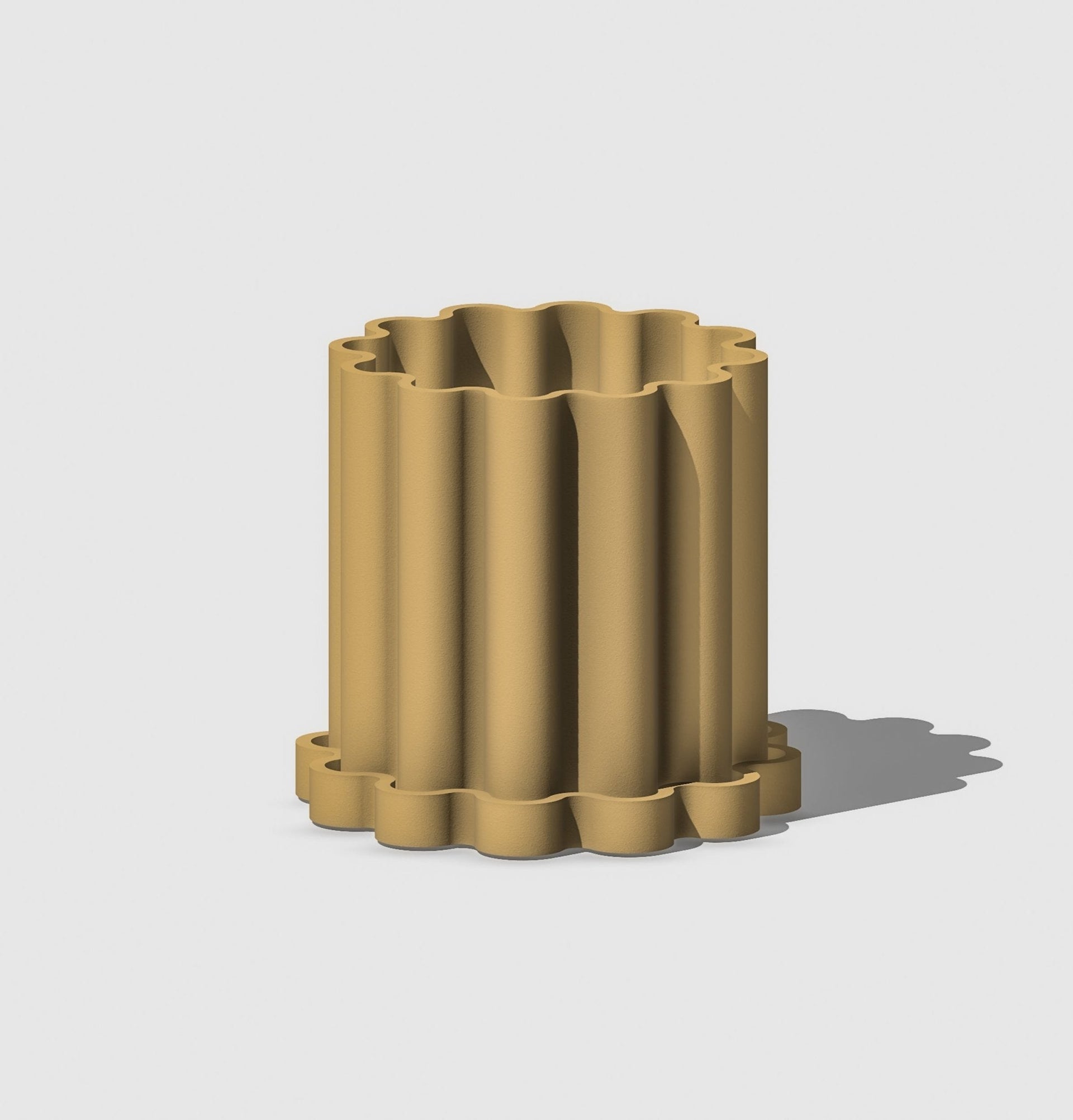 Funky Flow Planter with Drainage and Unique Tray