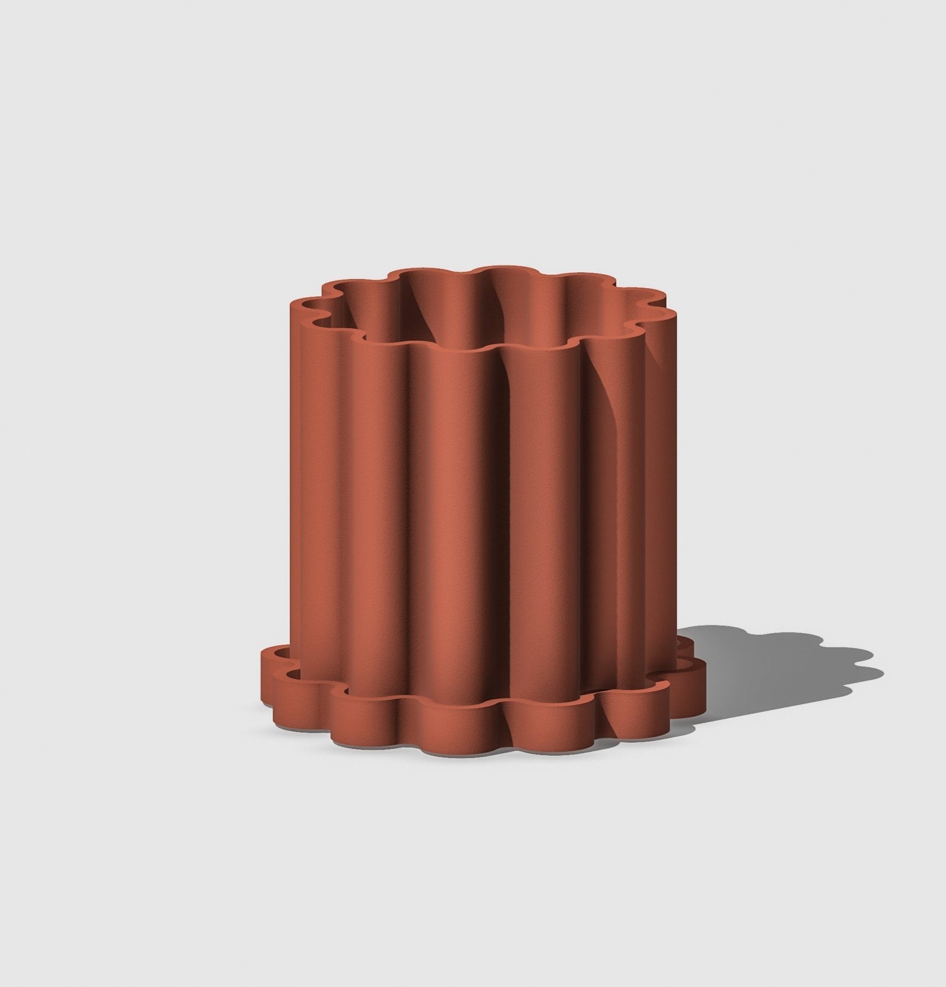 Funky Flow Planter with Drainage and Unique Tray