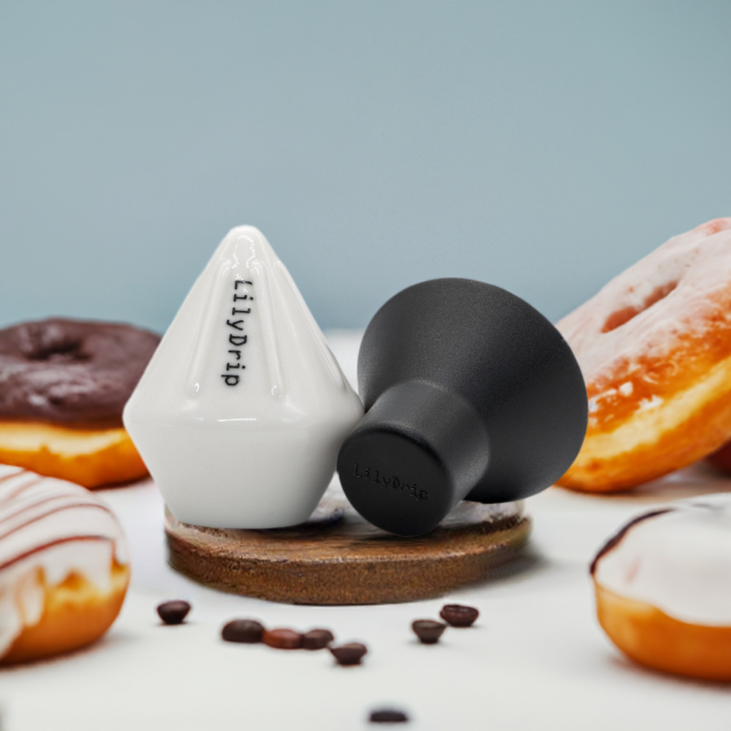 Donut – Ceramic Pour-over Coffee Accessory for Fast Flow Rate, Fits Pour-Over Cone Drippers