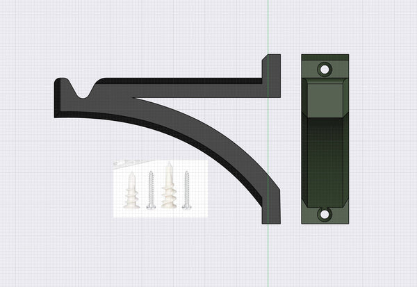 Hanging Planter Wall Hook, Curved