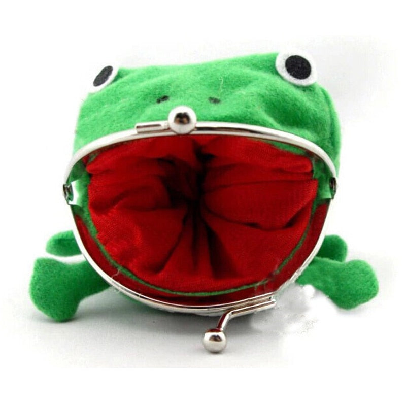 Hokage Ninjia Naruto Frog Coin Purse Cosplay Props Frog Wallet Anime Cartoon Manga Flannel Coin holder Cute Animal