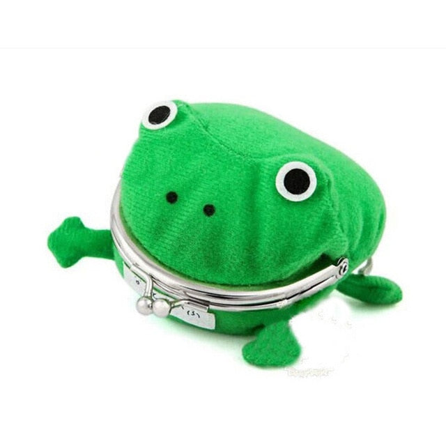 Hokage Ninjia Naruto Frog Coin Purse Cosplay Props Frog Wallet Anime Cartoon Manga Flannel Coin holder Cute Animal