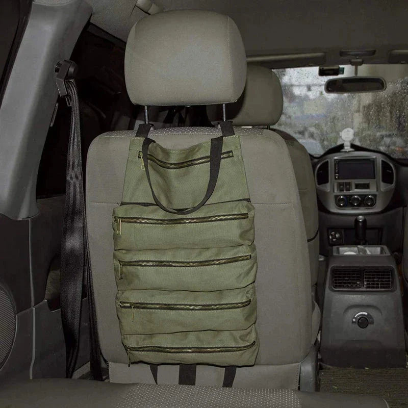 Hot Sale Roll Tool Roll Multi-Purpose Tool Roll Up Bag Wrench Roll Pouch Hanging Tool Zipper Carrier Tote