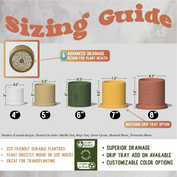 Aureus Planter with Drainage