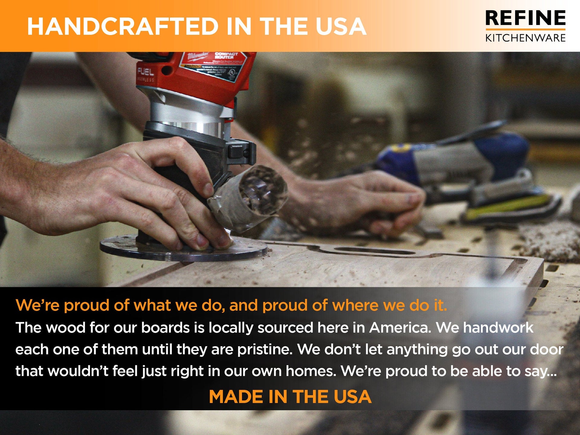 1.25” Thick Extra Large Butcher Block Cutting Board With Rubber Feet, Thick Cutting Board, Wood Chopping Board, American Made Maple Hardwood