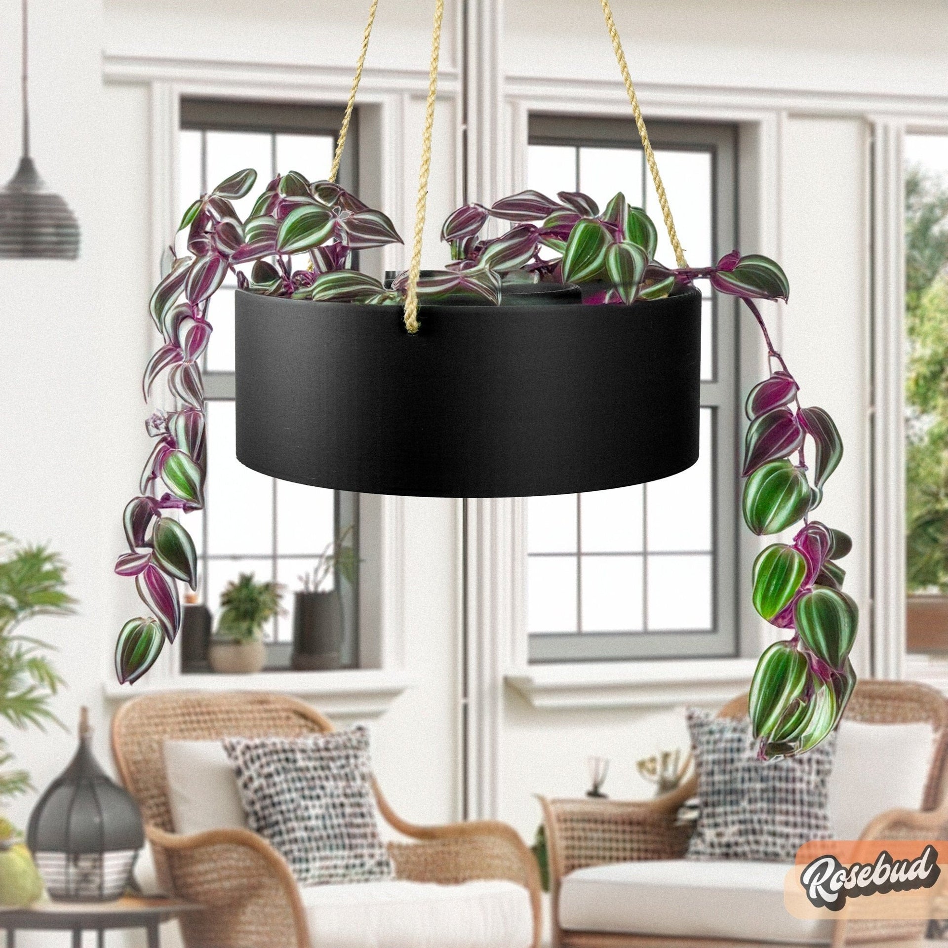 Hanging Chandelier Planter with Drainage