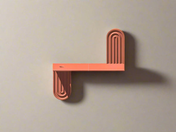 Modern Floating Wall Shelf, Unique Arch Oval Home Decor, 3D Printed Propagation or Reed Diffuser Shelf, Wall Shelf Catchall, Entryway Decor