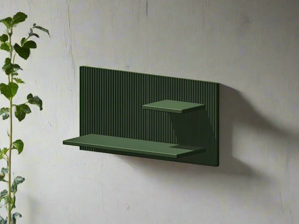 Modern Floating Wall Shelf, Unique Retro Home Decor, 3D Printed Perfume Display/Reed Diffuser Shelf, Wall Shelf Catchall, Hosting Decor Gift, EDGE