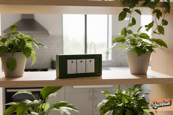 Plant Lover Gift, Plant Counter Sliding Display, Unique Houseplant Gift Idea, Garden Lover Gift, Modern Plant Decor, Plant Milestone Counter