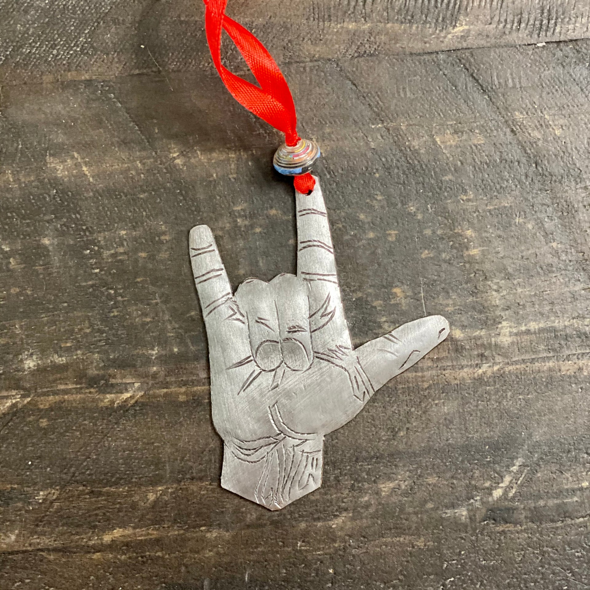 I Love You Sign Ornament