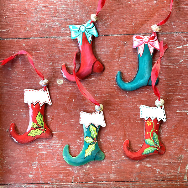 Stocking Ornaments (Set of 5)