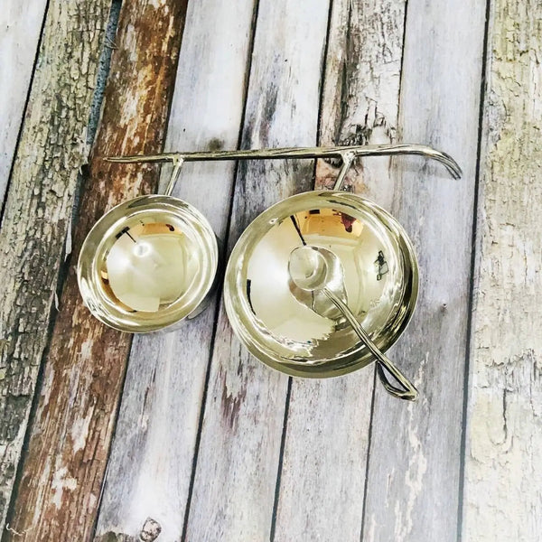 Hammered Branch Nut Bowl