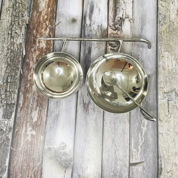 Hammered Branch Nut Bowl