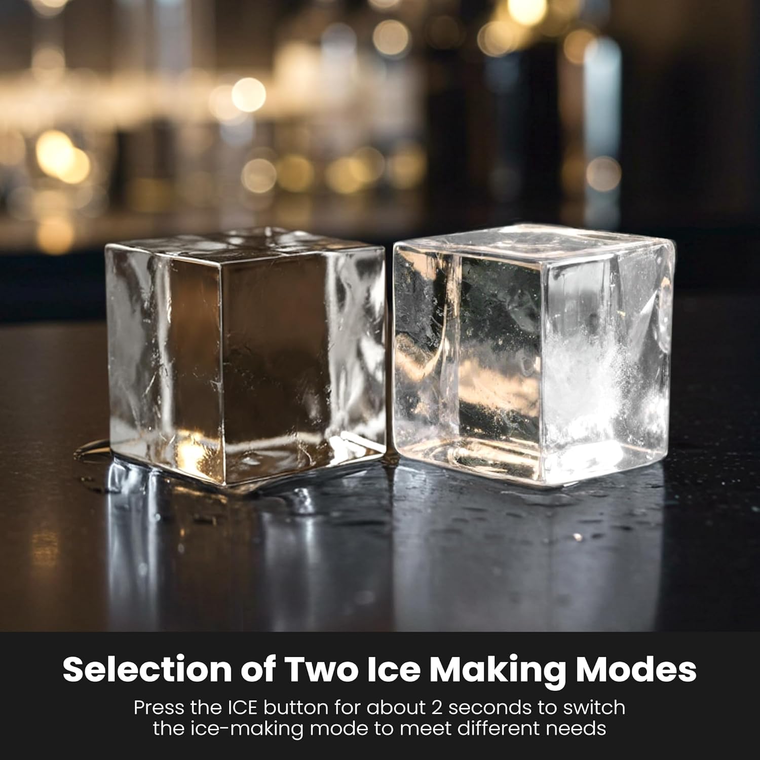 Kismile Clear Square Ice Cubes Maker 58003RIM0