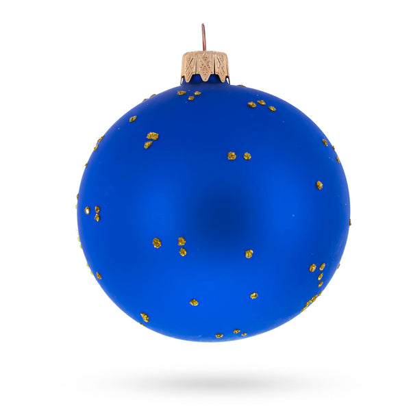 Heavenly Angel in the Sky Glass Ball Christmas Ornament 3.25 Inches