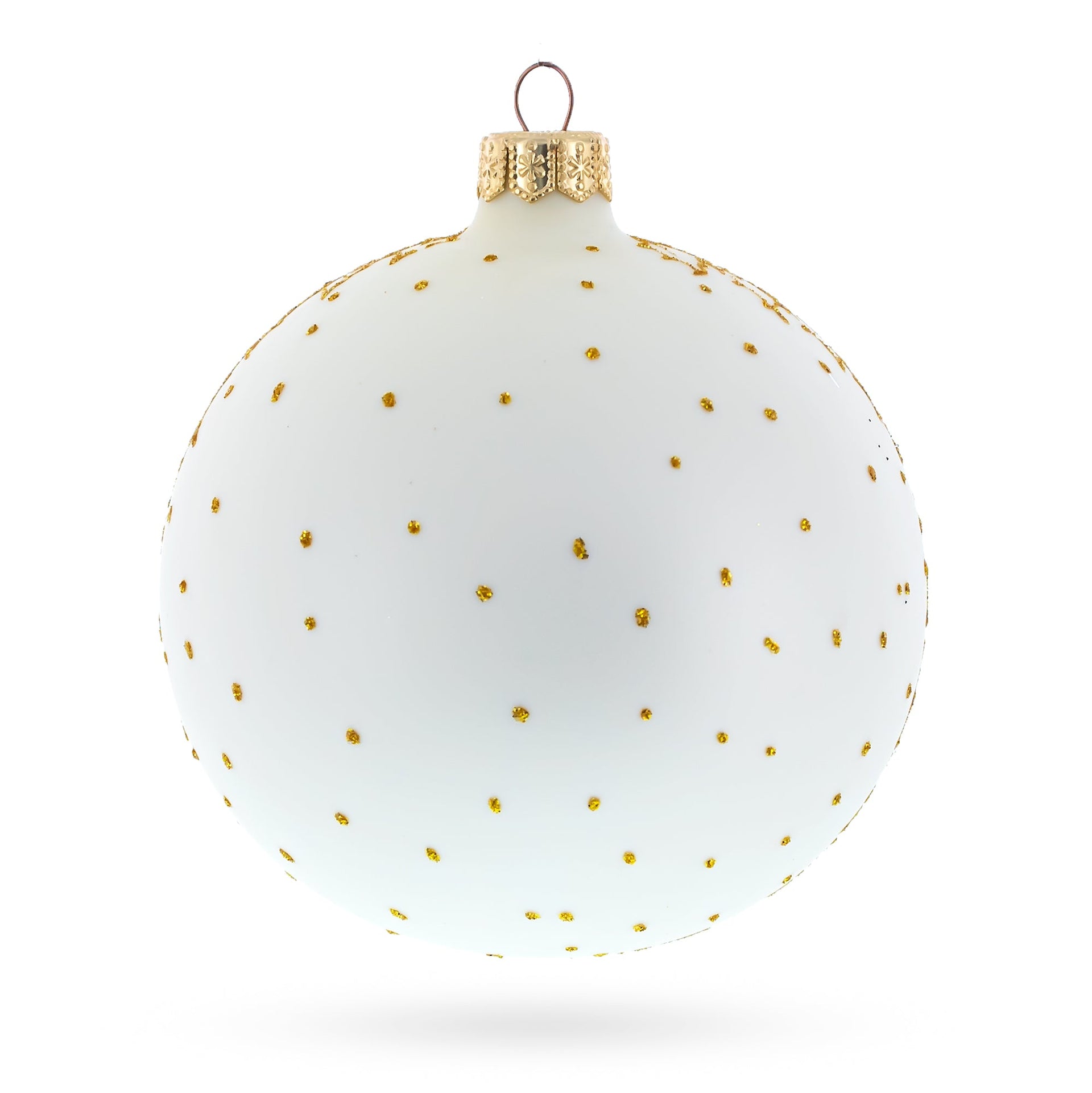 Happy Choo-choo Train Glass Ball Christmas Ornament 4 Inches