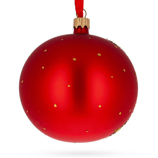 1908 'The Kiss' by Gustav Klimt Art Nouveau Masterpiece Glass Ball Christmas Ornament 4 Inches