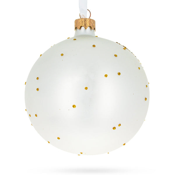 1889 'Olive Trees with Yellow Sky and Sun' by Van Gogh Glass Ball Christmas Ornament 4 Inches