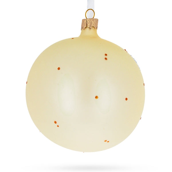 Guinea Pigs Glass Ball Christmas Ornament 4 Inches