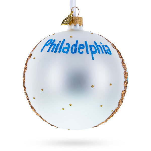 Independence Hall, Philadelphia, Pennsylvania, USA Glass Ball Christmas Ornament