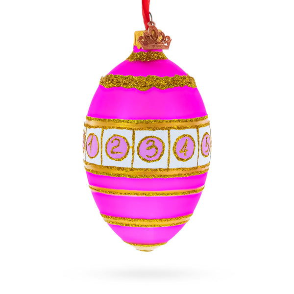 1910 Colonnade Royal Egg Glass Ornament 4 Inches