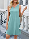 Lovelet Cutout Round Neck Sleeveless Dress