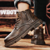Men's British style short boots for autumn new side zipper casual retro versatile Martin boots