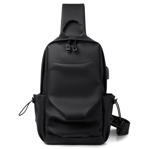 Men's sports chest bag shoulder bag simple men's crossbody bag fashionable small shoulder bag