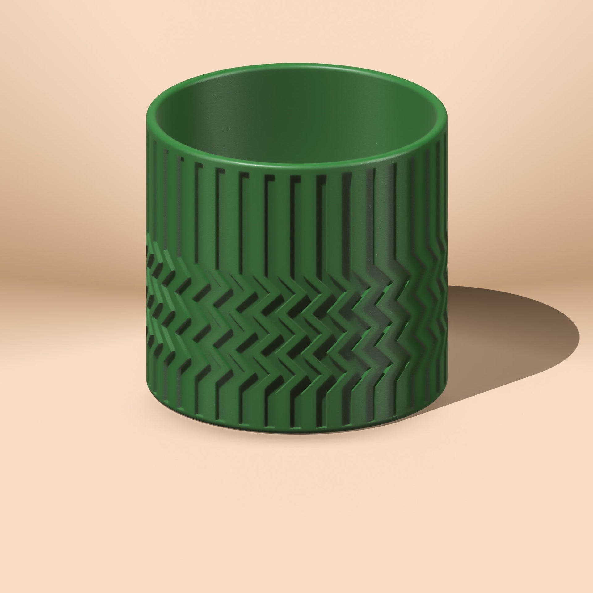 Minimalist Zig-Zag Planter