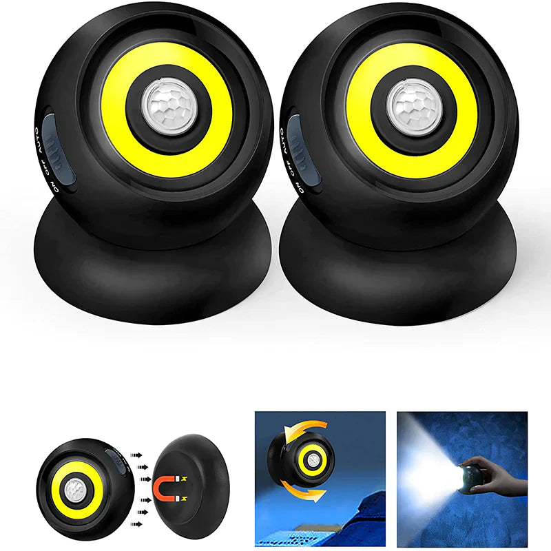 2 Pack 500 Lumens Motion Sensor Night Light