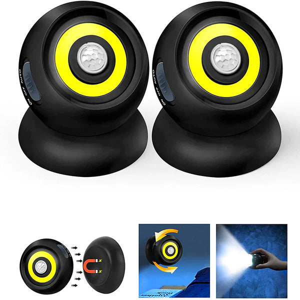 2 Pack 500 Lumens Motion Sensor Night Light