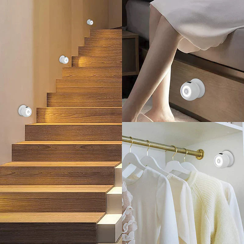2 Pack 500 Lumens Motion Sensor Night Light