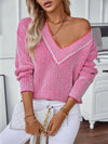 New casual pullover loose knit sweater
