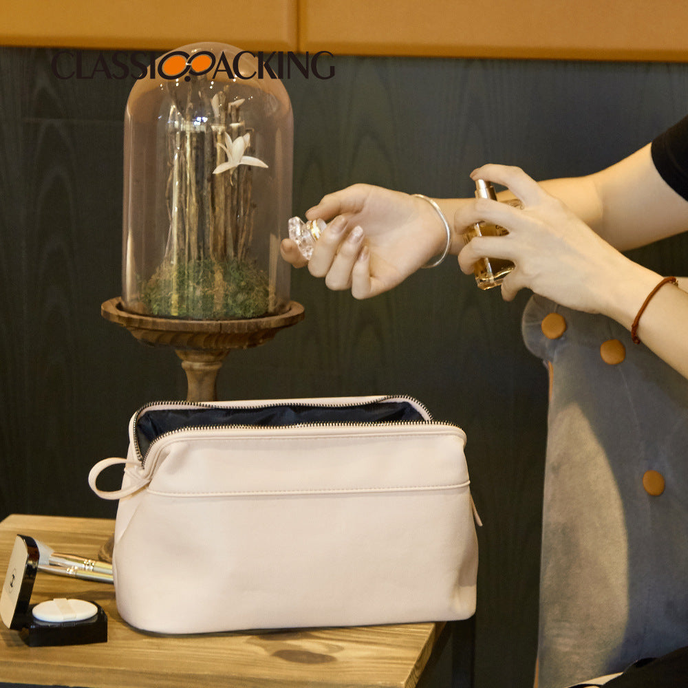 New High Quality Sense Ins Cosmetic Storage Bag Portable Large Capacity Hand Wash Bag Travel Cosmetic Bag