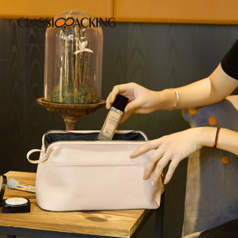 New High Quality Sense Ins Cosmetic Storage Bag Portable Large Capacity Hand Wash Bag Travel Cosmetic Bag