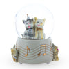 Cats Party Musical Water Snow Globe