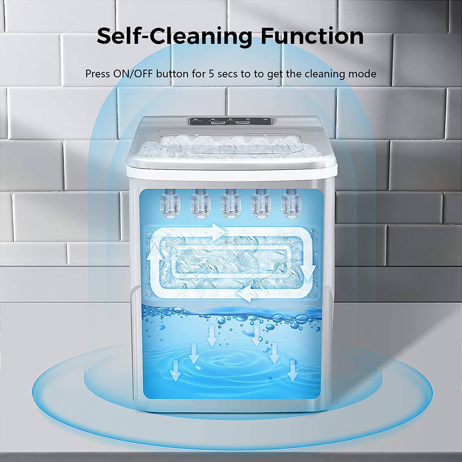 Portable Countertop Ice Maker Machine Z5876