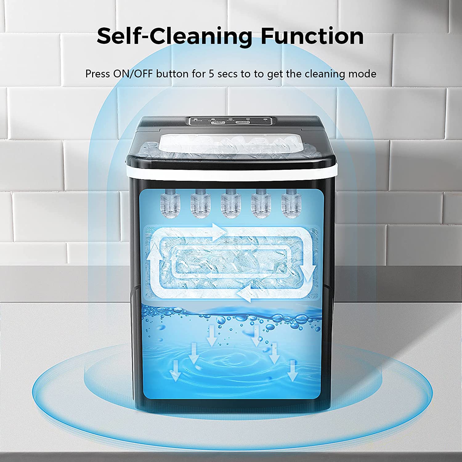 Portable Countertop Ice Maker Machine Z5876