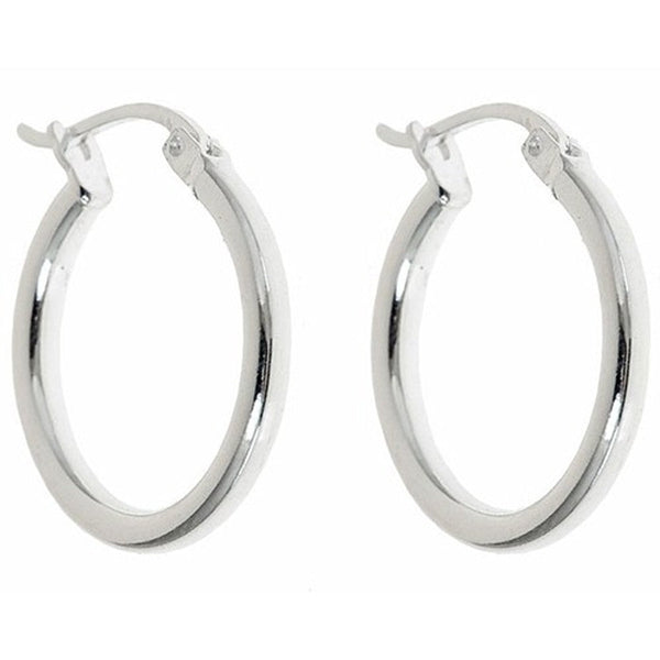 .925 Sterling Silver French Lock Hoops