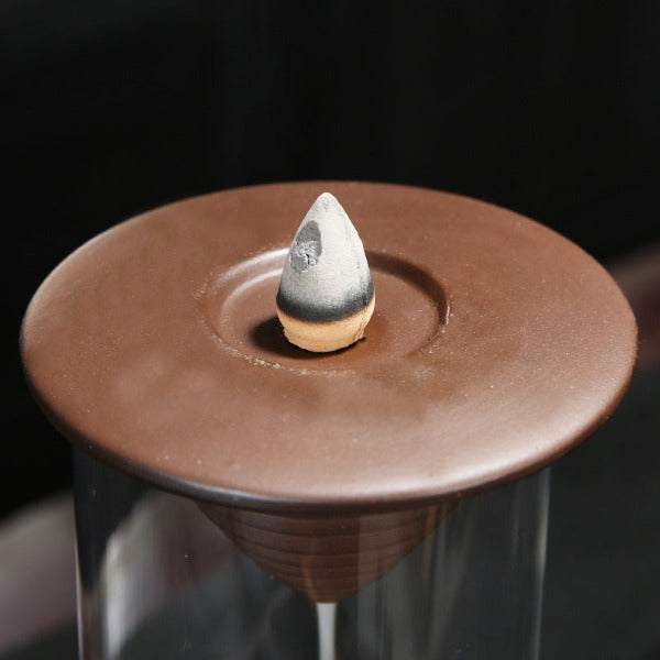 Hourglass Backflow Enclosed Backflow Incense Burner