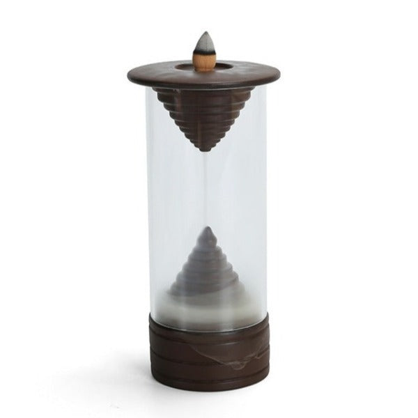 Hourglass Backflow Enclosed Backflow Incense Burner