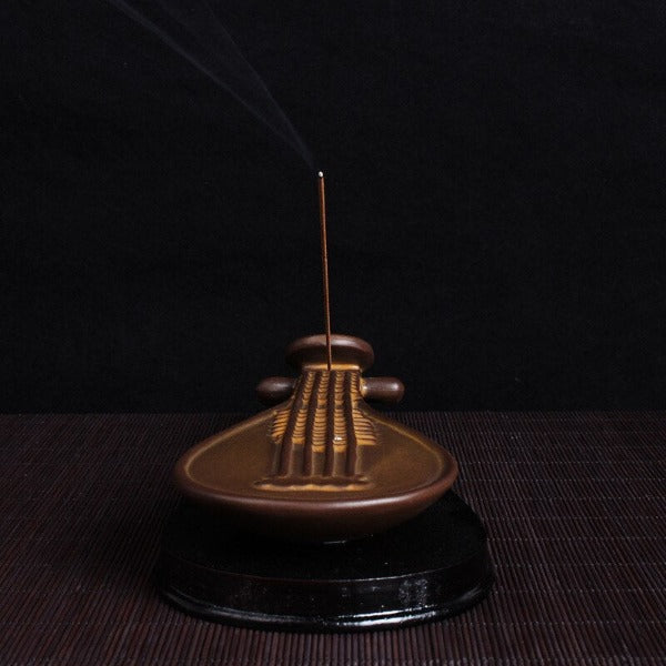 Handmade Pipa Incense Stick Holder