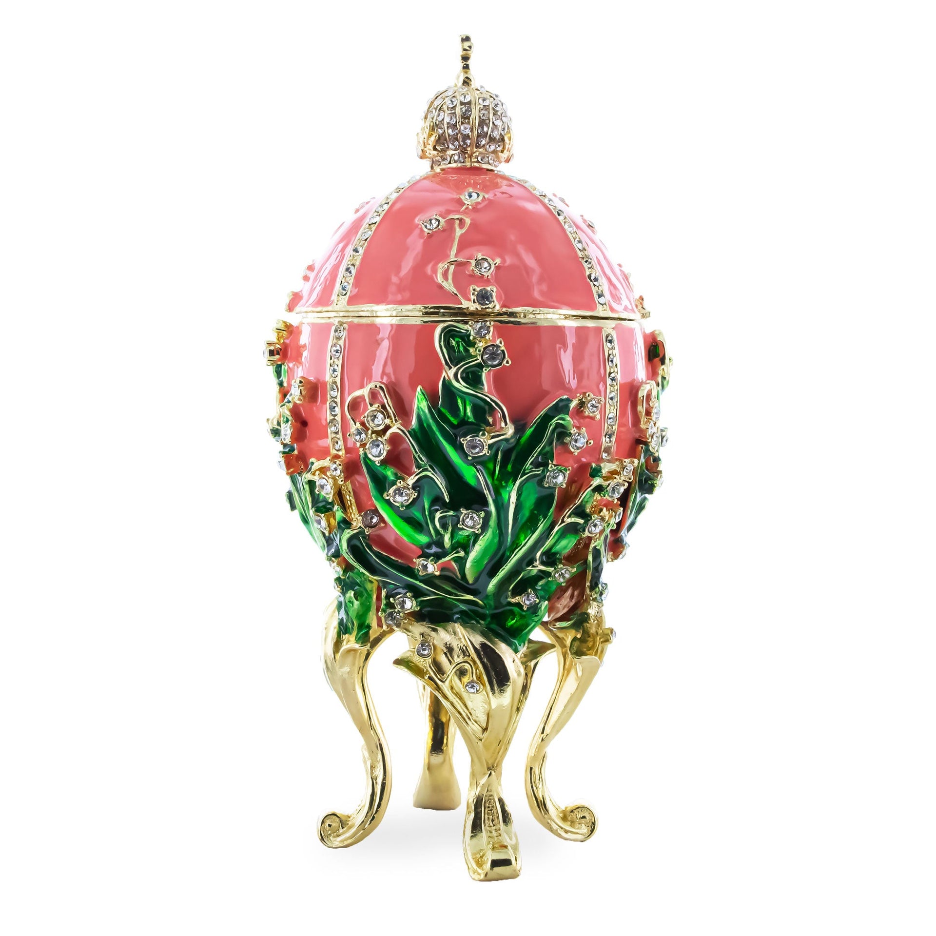 1898 Lilies of the Valley Royal Imperial Easter Egg 6.25 Inches