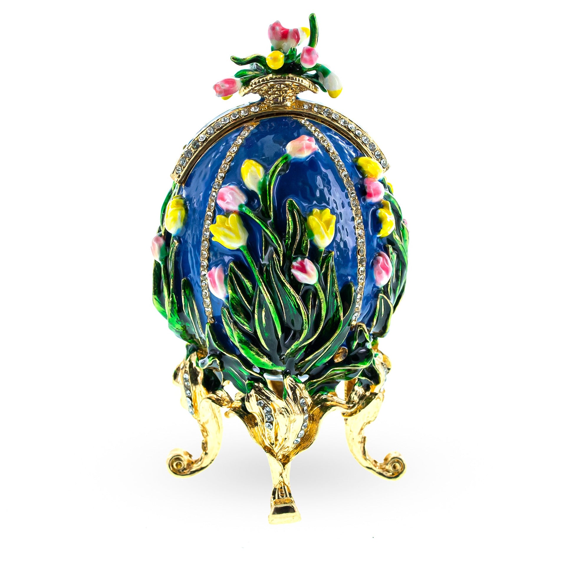 1898 Lilies of the Valley Royal Imperial Easter  Egg 4.75 Inches