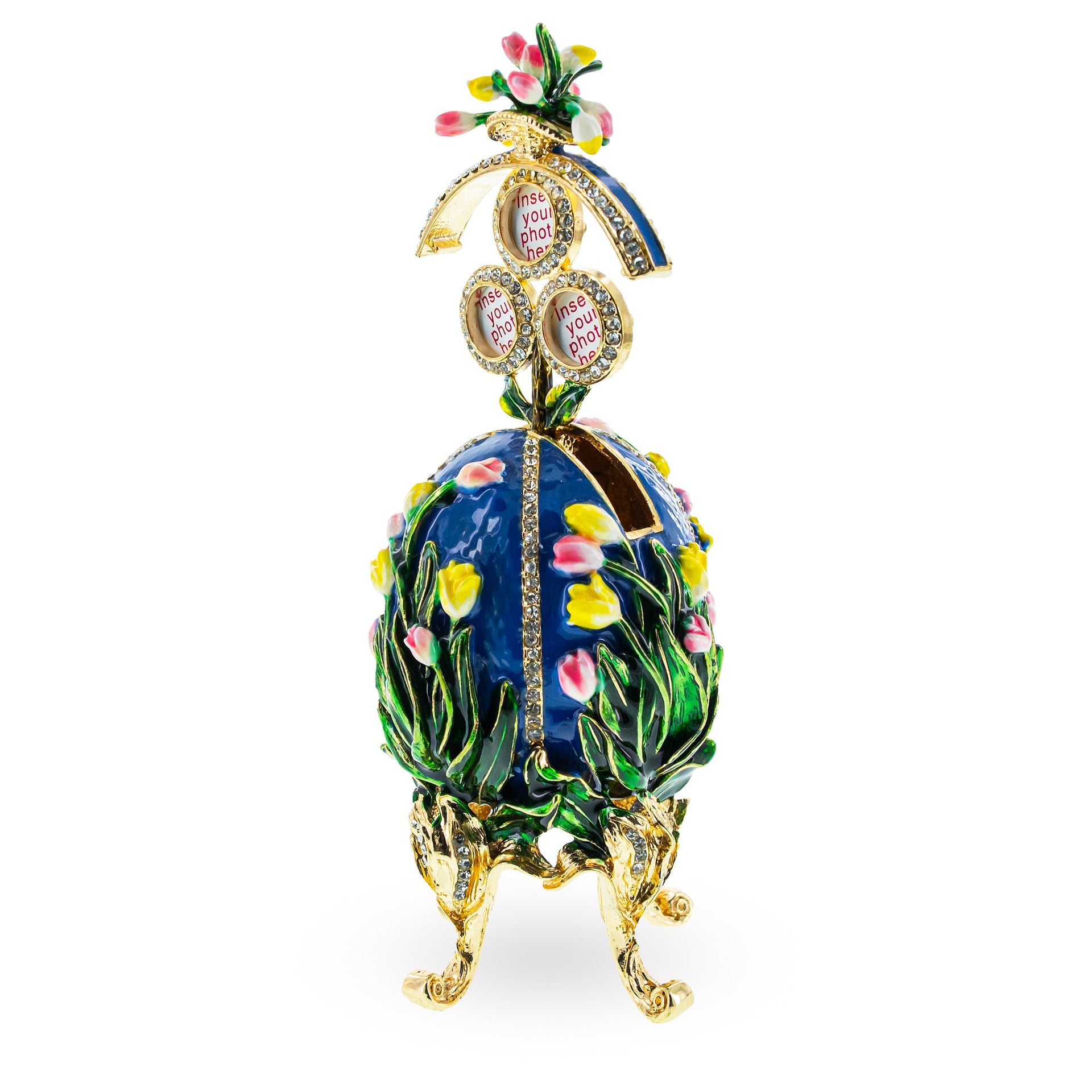 1898 Lilies of the Valley Royal Imperial Easter  Egg 4.75 Inches