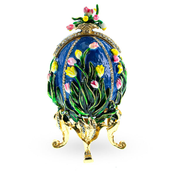 1898 Lilies of the Valley Royal Imperial Easter  Egg 4.75 Inches